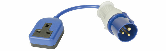 Mercury Mains Converter Hook Up Lead 3 Pin to 13amp Socket Caravan Camping