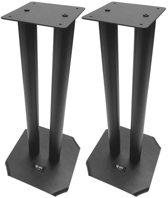 2 X QTX Studio Monitor Speaker Stands - 2pcs 50cm High