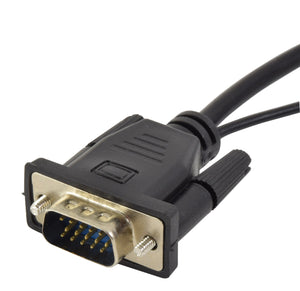 Adaptor Lead Kit VGA Port Plug to HDMI Socket