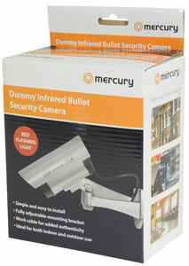 Dummy Infrared Bullet Security Camera  with Flashing LED
