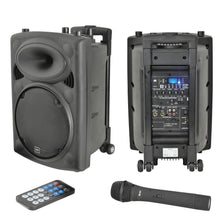 Load image into Gallery viewer, QTX QR10PABT Portable PA System 10&quot; Bluetooth inc Wireless Handheld Mic