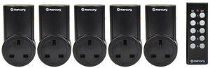 Wireless Remote Control Mains Sockets - Set of 5