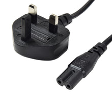 Load image into Gallery viewer, 2m long Figure Eight 8 UK Mains Power Lead Cable Cord DVD, Consoles, Sky, BT Box