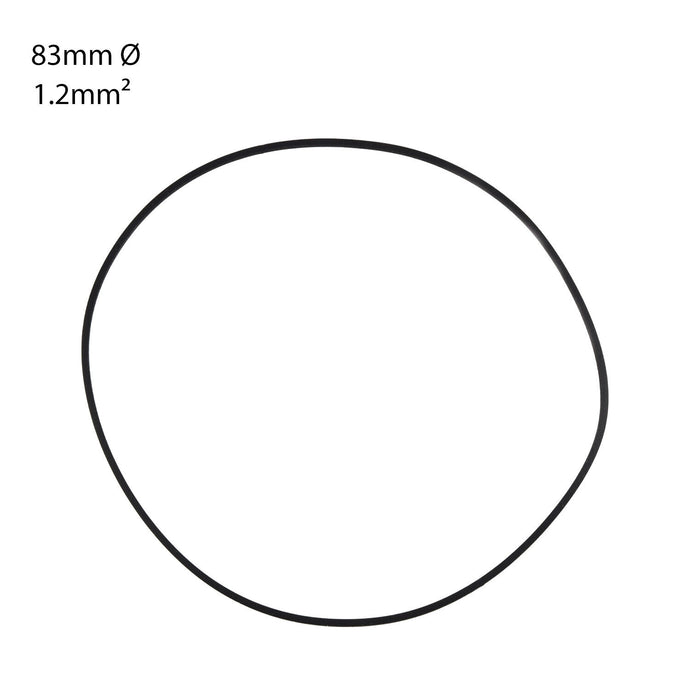 AUDIO/CASSETTE SQUARE SECTION DRIVE BELT. 83mm x 1.2mm (1 BELT)