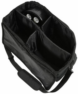 QTX 4 8 Way Par Can Lighting Fixture Padded DJ Transport Carry Bag with Dividers