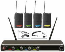 Load image into Gallery viewer, Chord NU4-N Quad UHF System-Neck/Lapel
