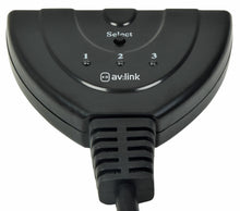 Load image into Gallery viewer, av:link HDMI Switch 3-Port Full HD