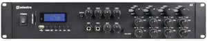 Adastra A8 | 4-Zone 8x200W Stereo Mixer Amplifier | Bluetooth, FM, Media Player