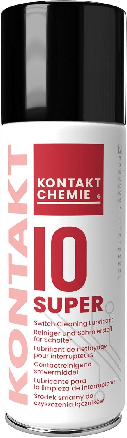 Kontakt Chemie Super 10 Servisol Switch Contact Cleaner Lubricant