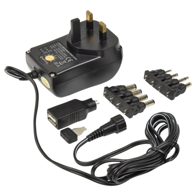 Energy Efficient UK Switch-mode Variable Voltage Universal Power Supply 1500mA