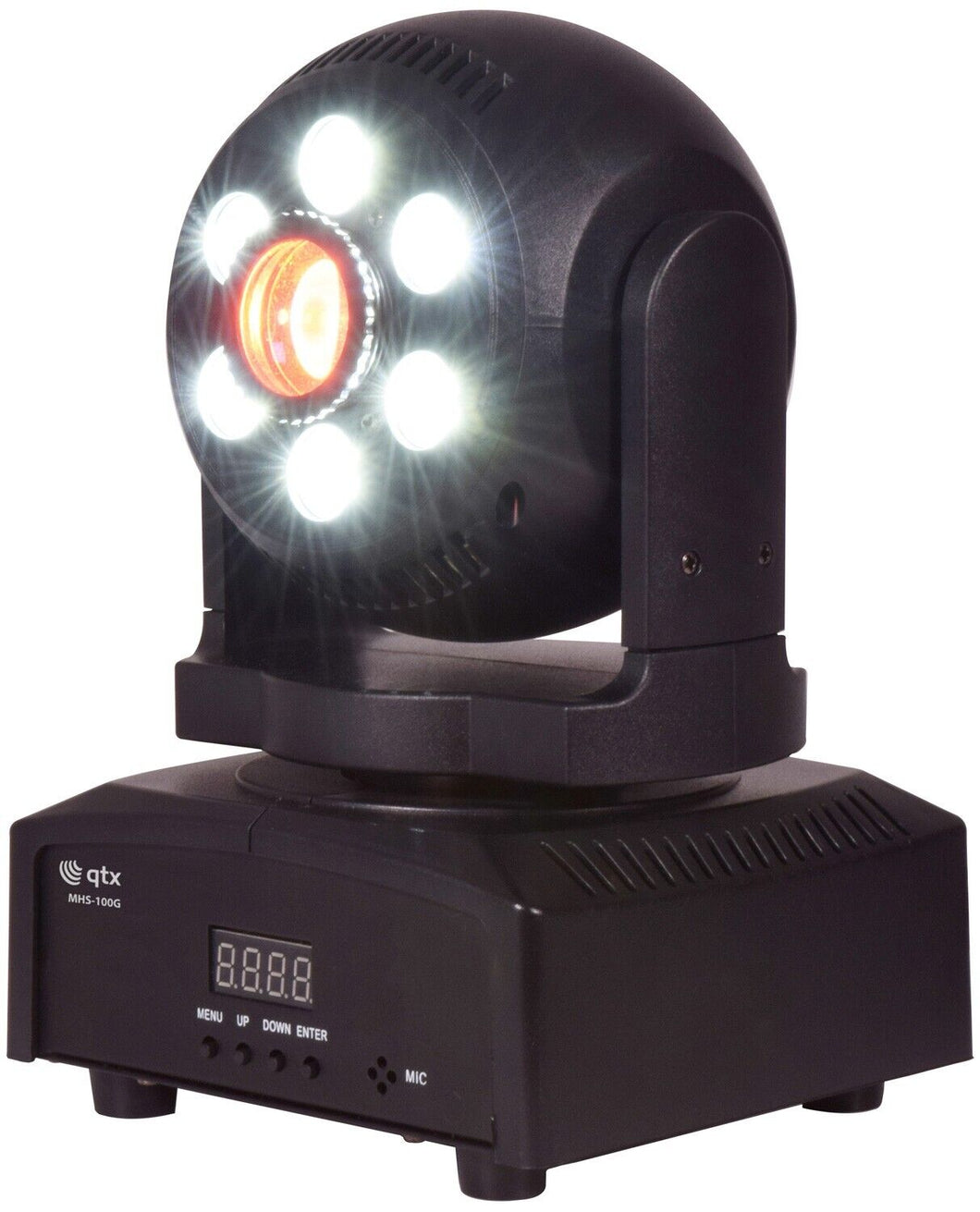 QTX MHS-100G: 100W Spot-Wash LED Moving Head with GOBOs