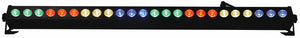 QTX C-BAR Powerful Bright 24 x 3W RGB DMX TRI LED Colour Uplight DJ Effects Bar