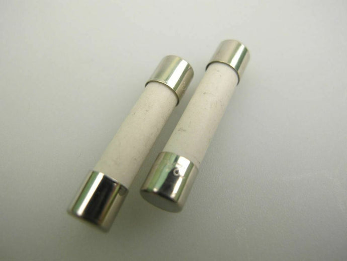 10A 32mm x 6mm Ceramic Time Delay(T)/Slow Blow Fuse x 2