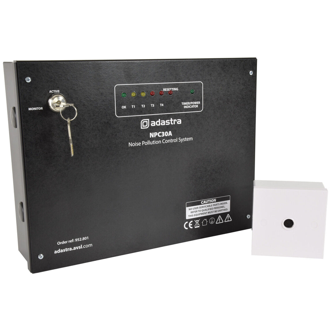 Sound Pollution Control System Commercial Noise Limiter inc Fire Alarm Interface