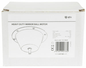 Mirror Ball Motor Heavy Duty Rotating Ceiling Bracket Strong Metal Case 5kg QTX