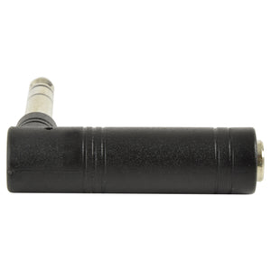 Adaptor Right Angle 6.3mm Stereo Jack Plug – 6.3mm Stereo Jack Socket