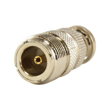 Load image into Gallery viewer, BNC PLUG MALE TO N TYPE SOCKET FEMALE 1 piece RF Adapter