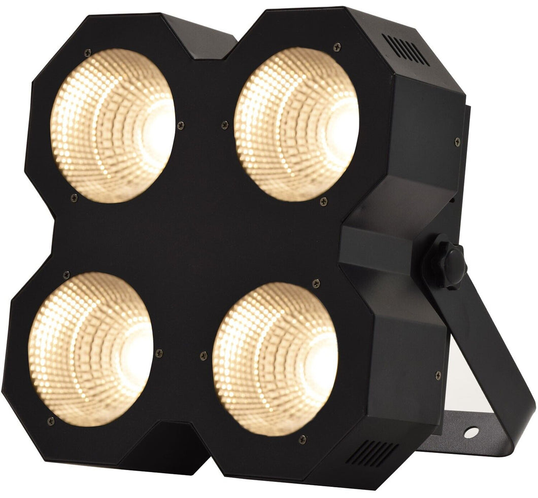 QTX Stage Blinder Light COB LED 4 x 50w Warm White DMX Lighting