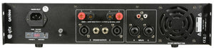 QTX QA1000 Stereo Power Amplifier 1000W Powerful DJ Amp Bass 2 x 500W