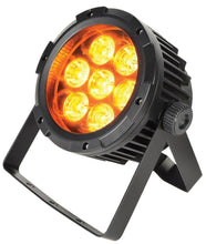 Load image into Gallery viewer, QTX HIPAR-100 Weatherproof Par Can IP65 LED Uplighter 7 x 15W RGBWA