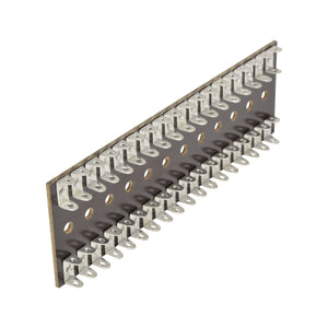 TWIN TAG STRIP / BARRIER STRIP, 36 CONTACTS, 2 ROW, PITCH 1/4" / 6.35mm