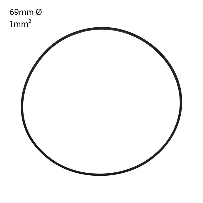 Cassette Drive Belt Flat Section 69mm x 0.6mm x 3.0mm