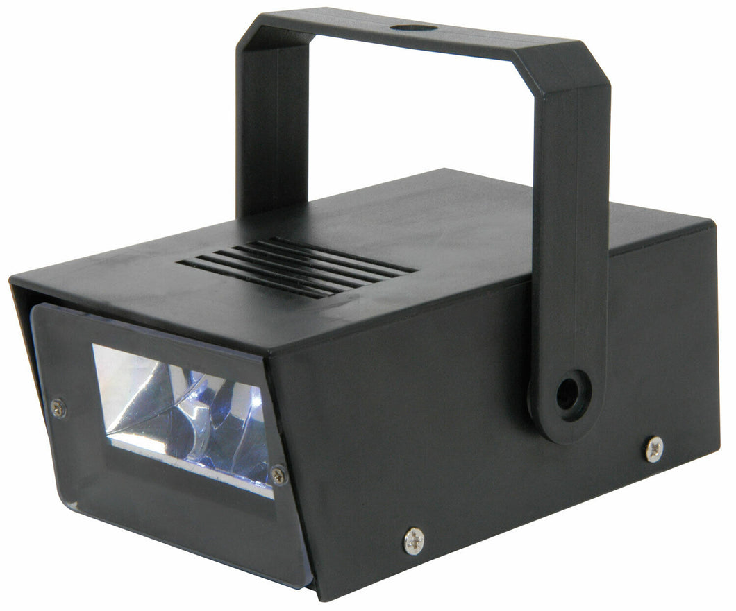 QTX Battery Operated LED Mini Flashing Stobe Light Black