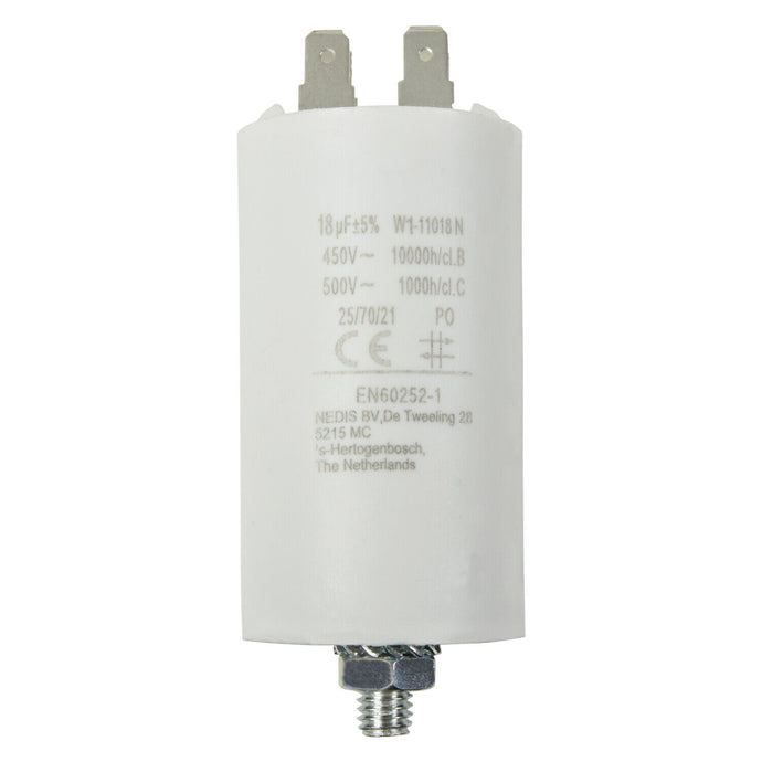 18µF 450V Universal Motor Start / Motor Run Capacitor