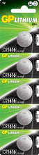 Load image into Gallery viewer, 5 x GP CR1616 3V Lithium Coin  Button Cell Battery