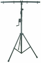 Load image into Gallery viewer, QTX Heavy Duty Lighting Stand with Winch &amp; T-bar