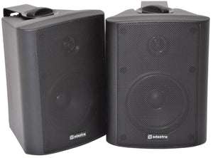 Adastra BC4B 4inch Stereo Speakers Black Pair 8 OHM 70W